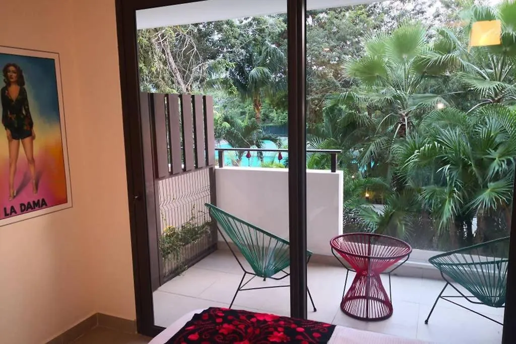 Loteria Balcony Deluxe Studio Corasol Riviera Maya Apartment Playa del Carmen